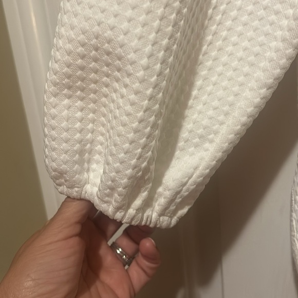 Max Studio Ivory Textured Knit Top - Picture 3 of 6